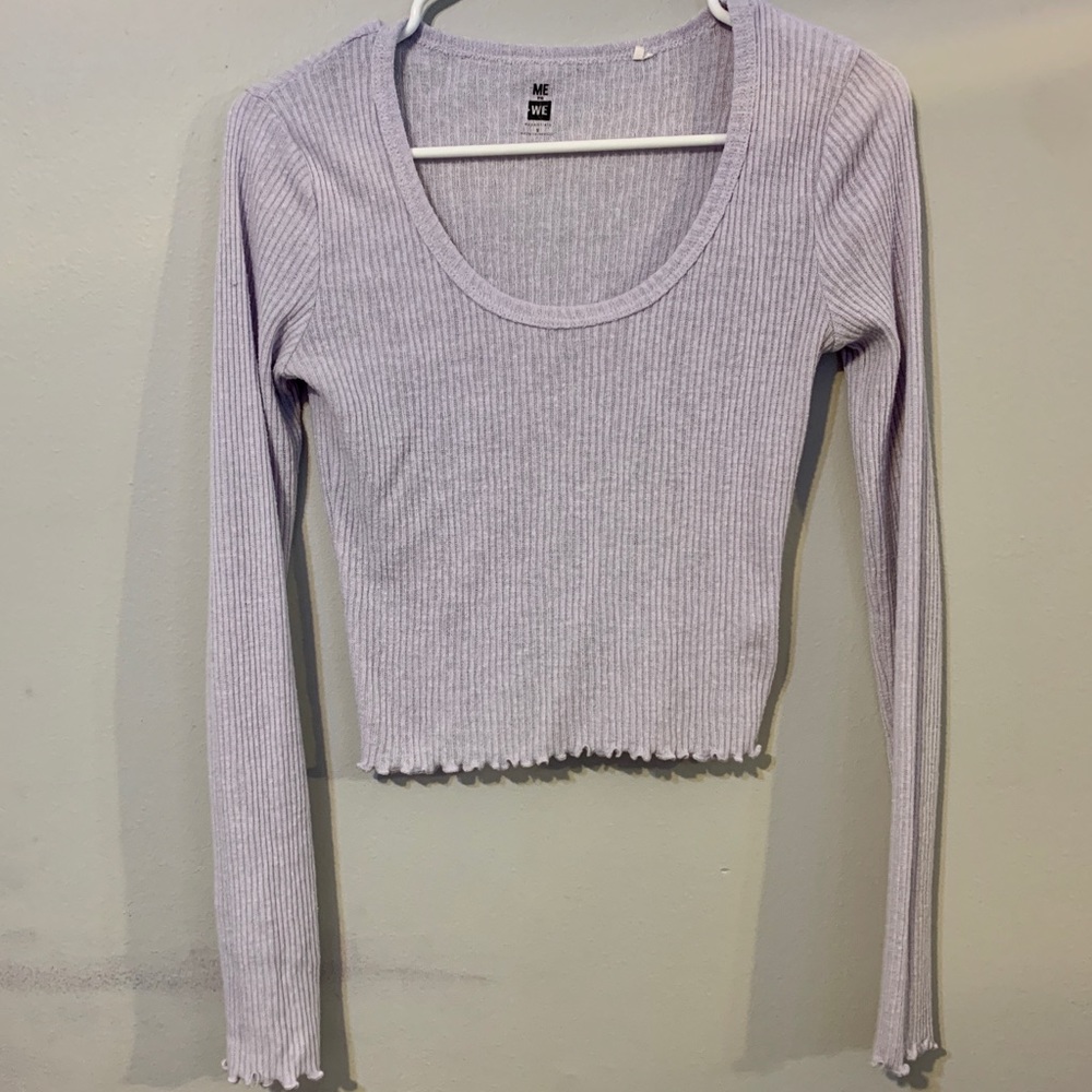 PacSun Long Sleeve White Top